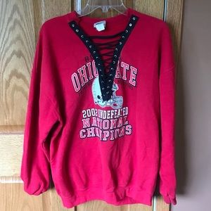 Ohio State cross top sweatshirt!